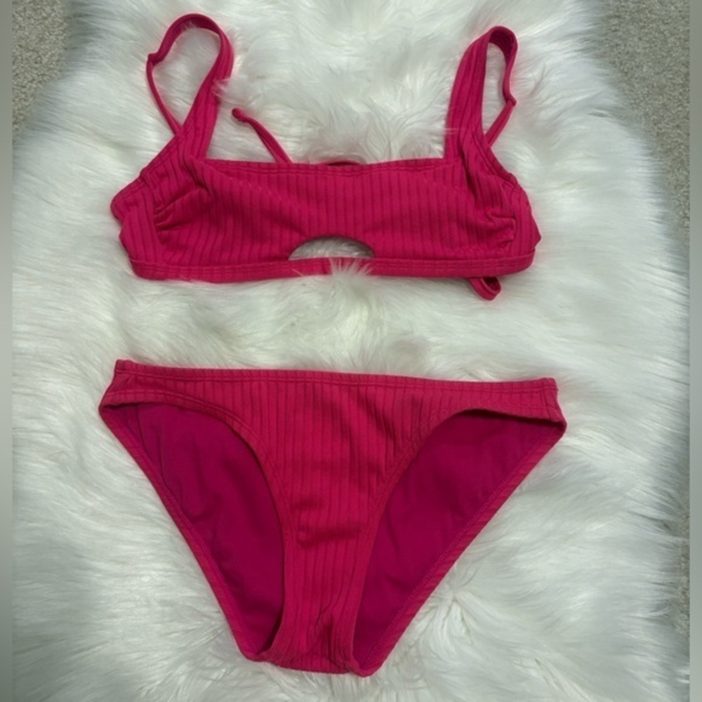 EUC Xhilaration Hot Pink Bikini Size S